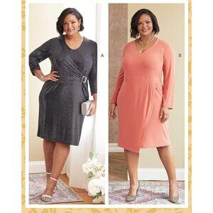 Butterick Sewing Pattern 6781‎ Womens Dress Size 26W-32W